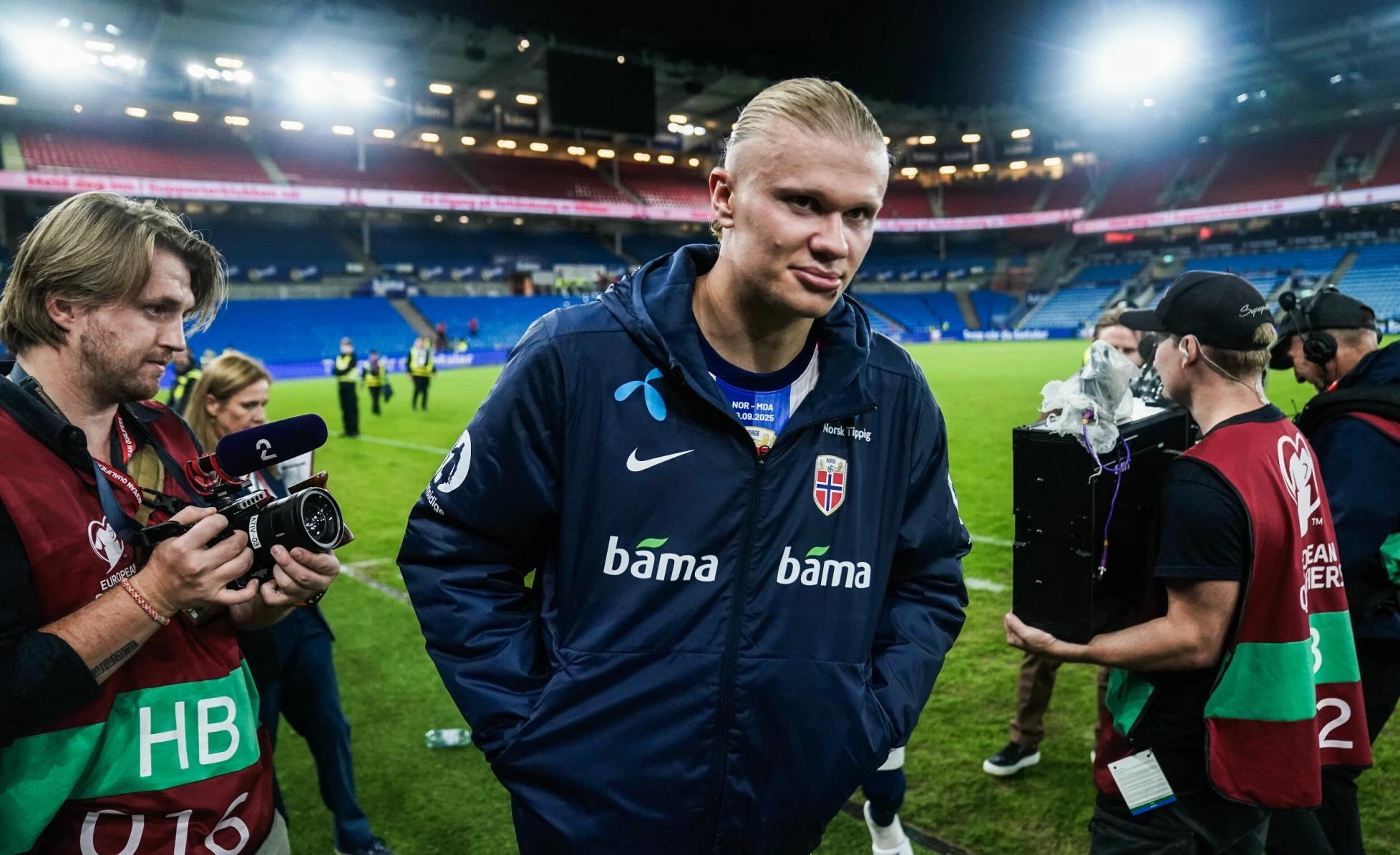 开云体育-国家队45场进48球,哈兰德:数据还不错,这场我还有助攻