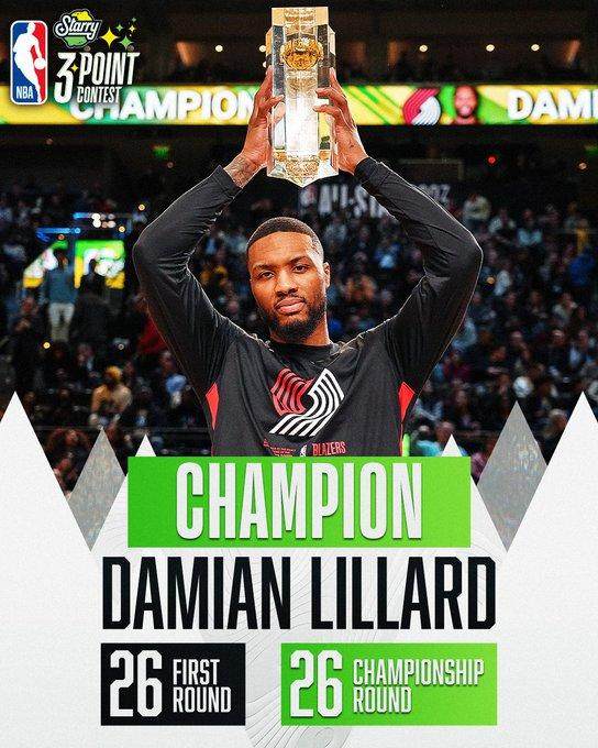 1676790647967010225.jpg 开云官网-利拉德赛前便豪言夺冠 三分大赛上演绝杀时刻